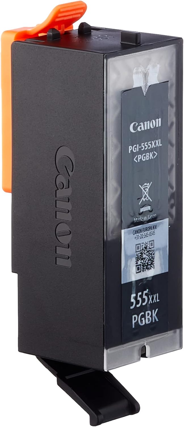 Canon PGI-555 PGBK XXL Druckertinte - Pigment Schwarz hohe Reichweite 37 ml für PIXMA Tintenstrahldr
