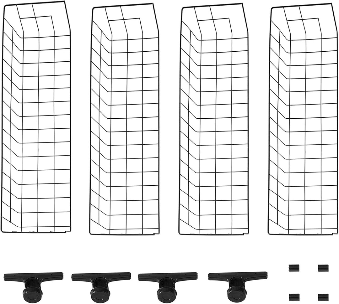 SoBuy FRG34-P02 2er Set Aufbewahrungskörbe für Kleiderständer Körbe für Teleskop Garderoben System