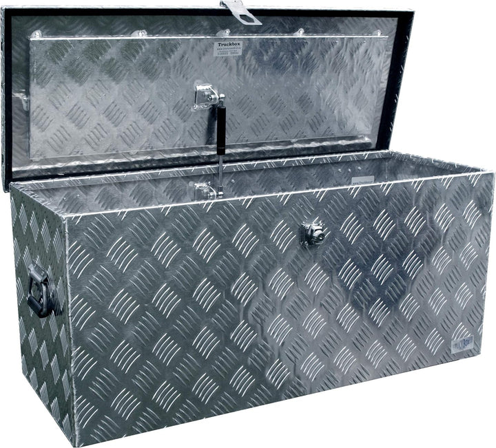 Truckbox D120 Edelstahlhaus Werkzeugkasten, Deichselbox, Transportbox, Alubox, Alukoffer, Deichselka