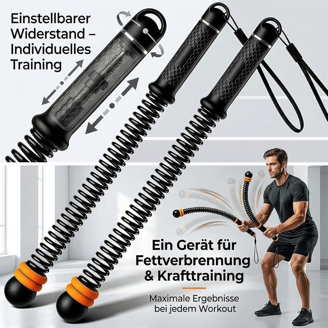 Battle Rope, Battle rope ohne seil, Verstellbare Battle Ropes, Ohne Seil Geräuschfreies Heimfitnessg
