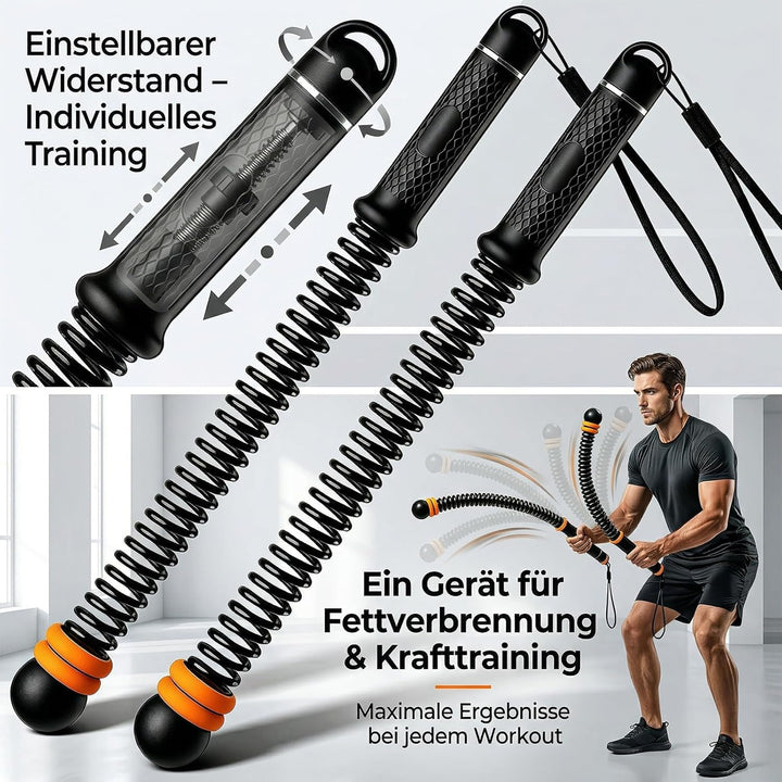 Battle Rope, Battle rope ohne seil, Verstellbare Battle Ropes, Ohne Seil Geräuschfreies Heimfitnessg