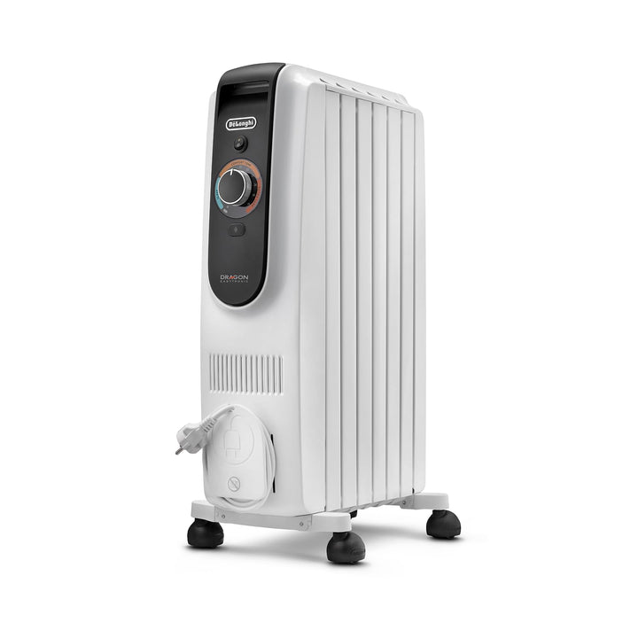 De'Longhi Dragon EasyTronic – Ölheizer für Räume bis 45m³, Elektroheizung mit Sicherheitsthermostat,