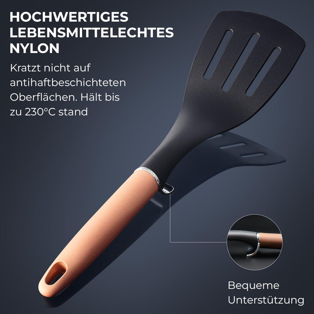 Topfset 12-teilig mit Antihaftbeschichtung - Kochtopf Set mit Deckel - Induktions Töpfe Set - Töpfe