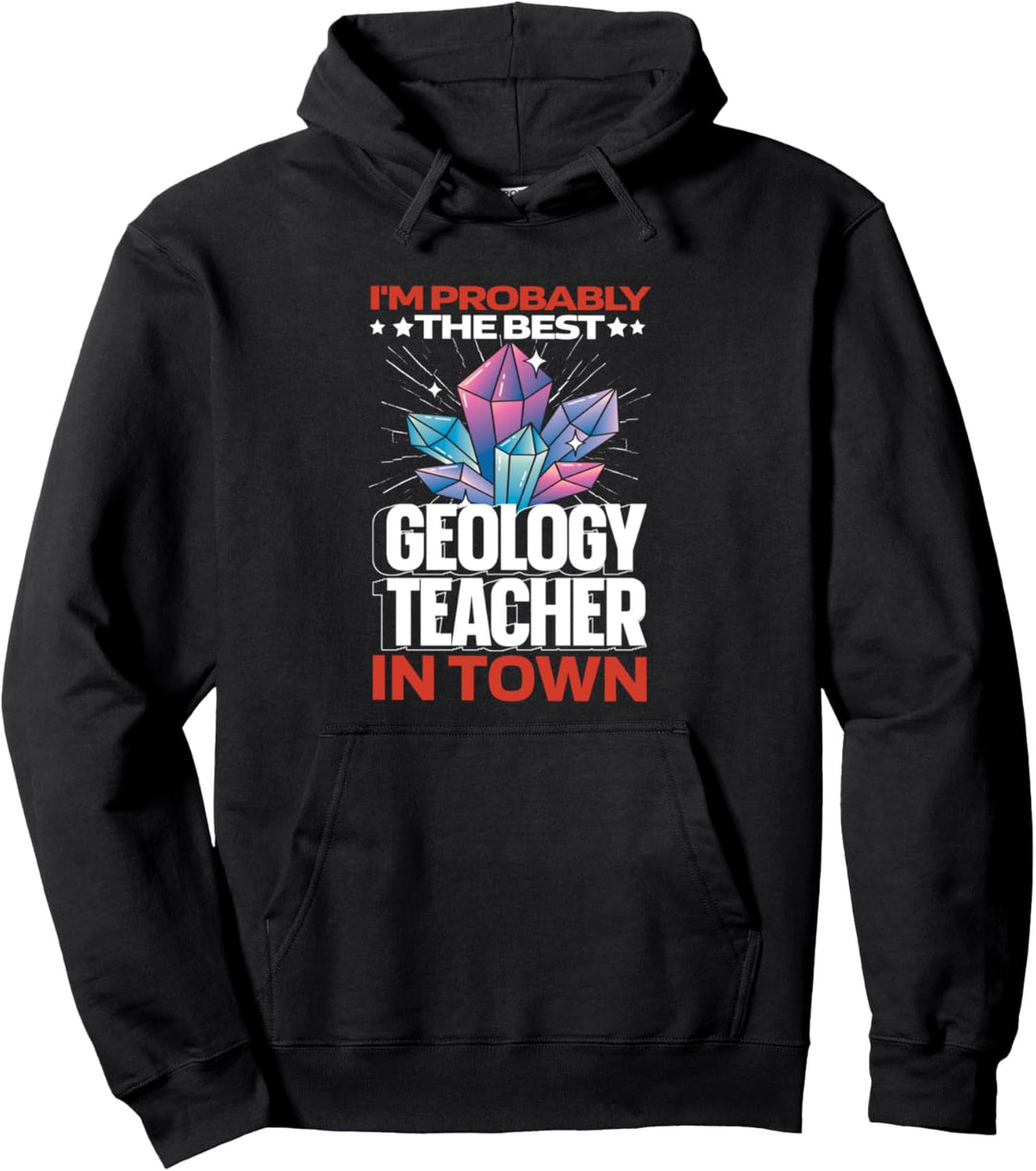 Witzig Geologe Gesteine Stein Fels - Mineralien Geologie Pullover Hoodie