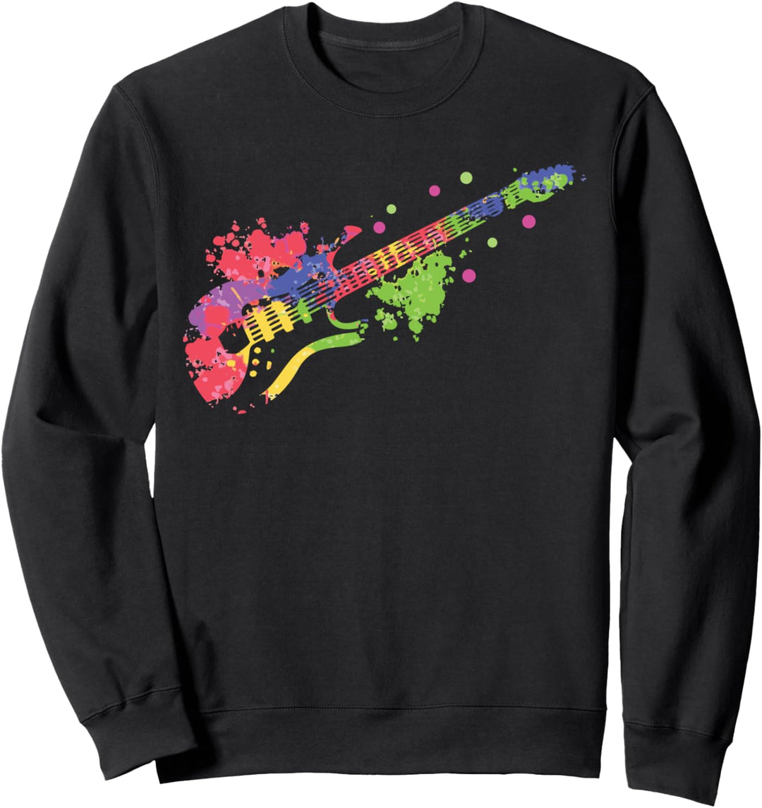 Gitarren Shirt, Musiker & Musikbands, Gitarristen Sweatshirt
