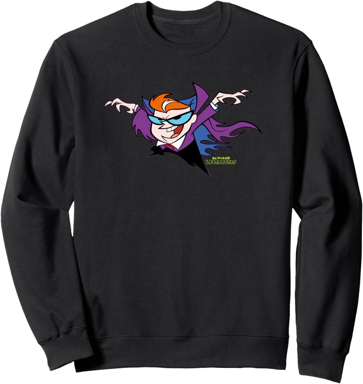 Cartoon Network Dexter's Laboratory Halloween Dexter Dracula Sweatshirt
