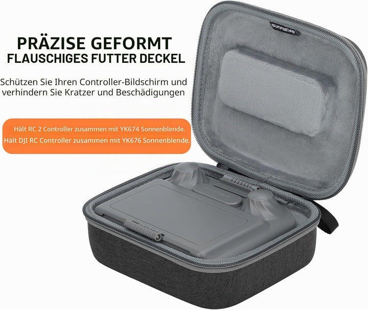 Aufbewahrungstasche für DJI Mini 4 Pro RC2 RC-N2, Transporttasche für Drohne, Schutzhülle für Fernbe