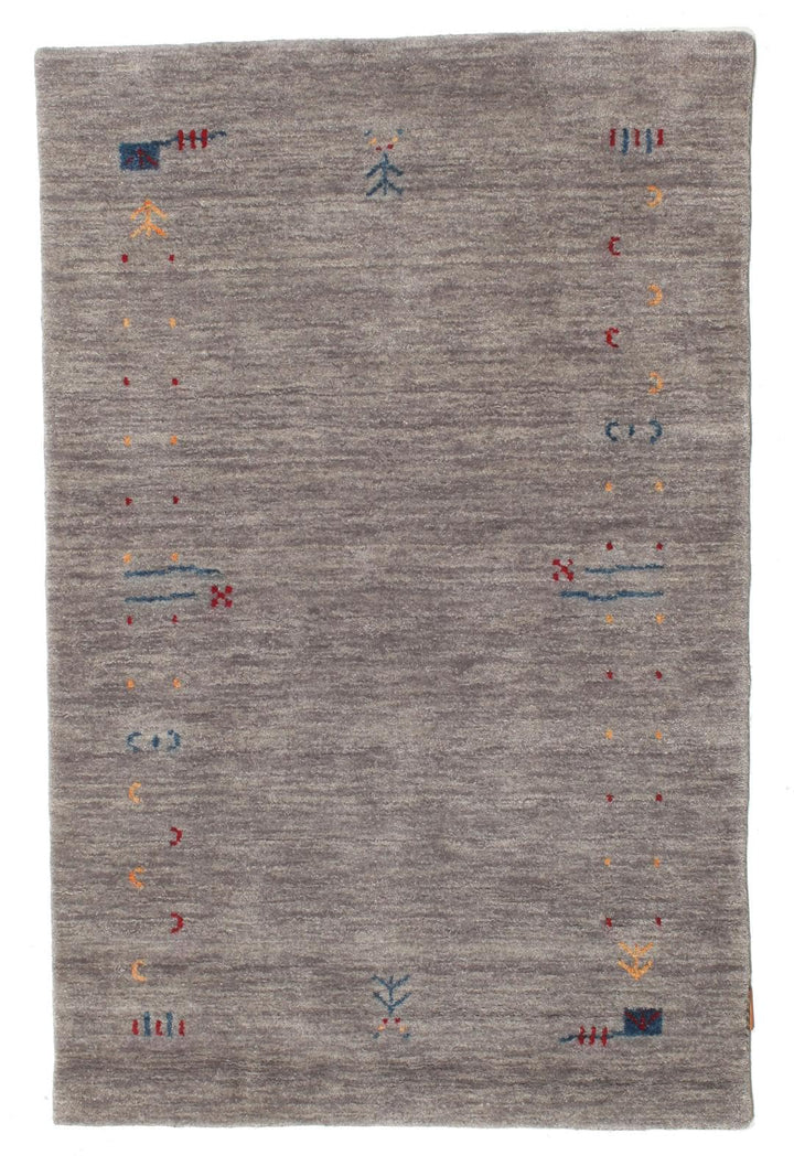 RugVista Gabbeh Loom Frame, Teppich, Gabbeh, 160 x 100 cm, Rechteckig, Niedriger Stapel, Wohnzimmer,