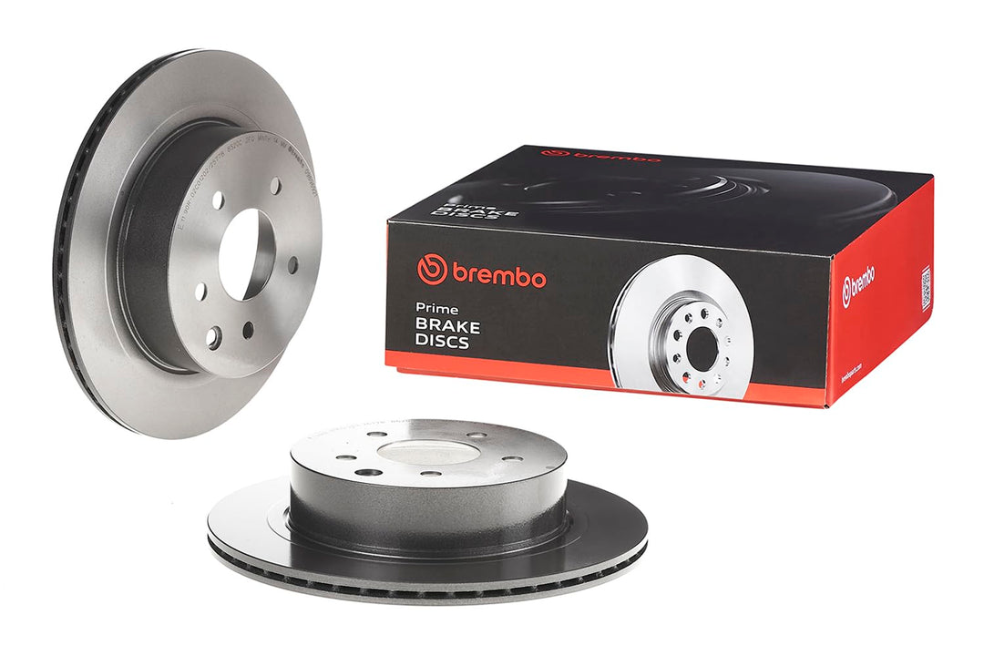 Brembo 09.8969.21 Hintere Bremsscheibe mit UV Lackierung, Anzahl 2