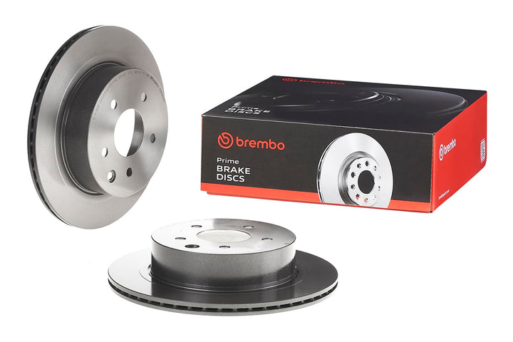 Brembo 09.8969.21 Hintere Bremsscheibe mit UV Lackierung, Anzahl 2