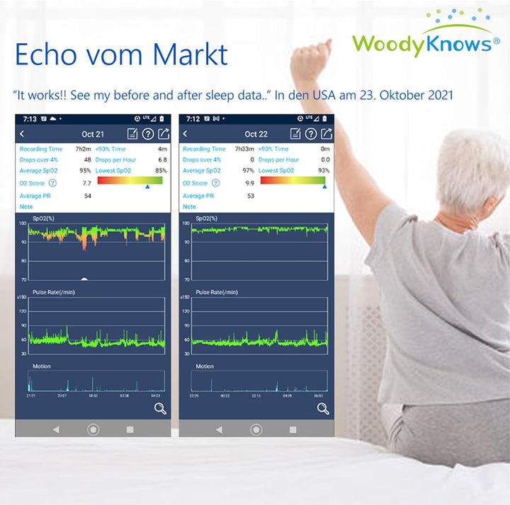 WoodyKnows 2021 Neu verbesserter Seitenschlafsack mit Allen Magic Tape Straps und verbessertem Reiss