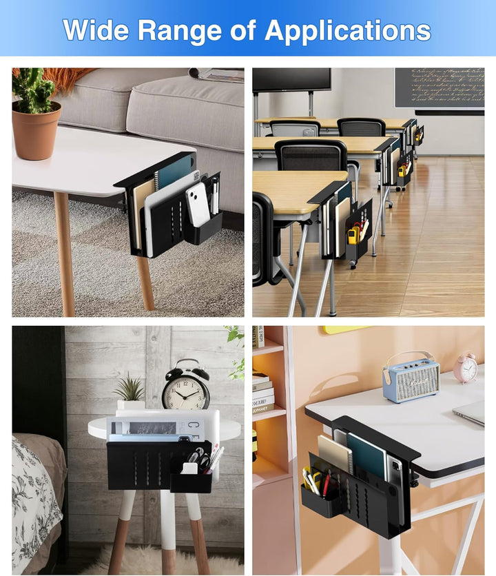 Schreibtisch Seitenaufbewahrung, Doppelschichtiger Desk Side Storage Mit Magnetischer Stifthalter Ke