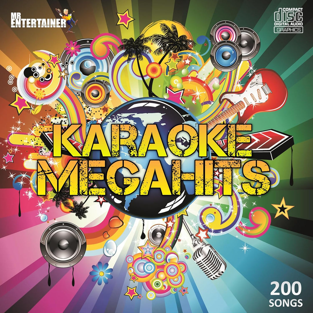 Mr Entertainer MKP100 CDG DVD MP3G Karaoke-Player (kabelgebundene Mikrofone + 200 Songs)