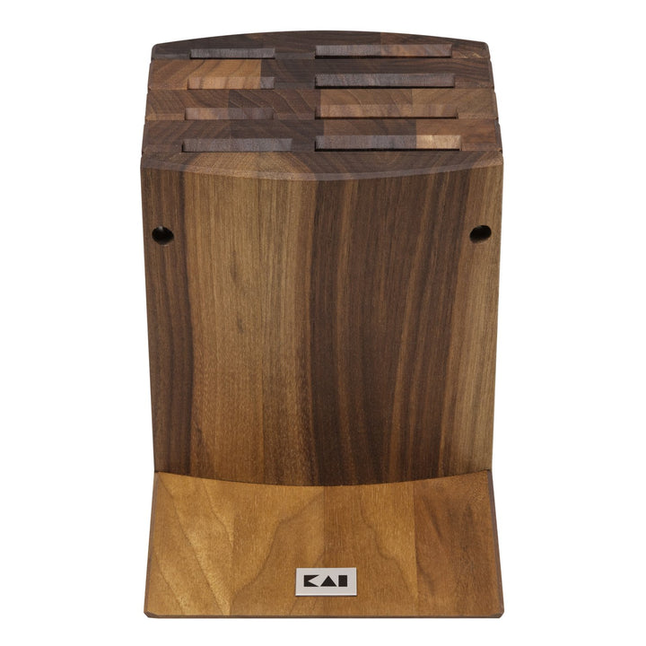 KAI DM-0810 SHUN Messerblock, Walnuss, 22x13x23 cm
