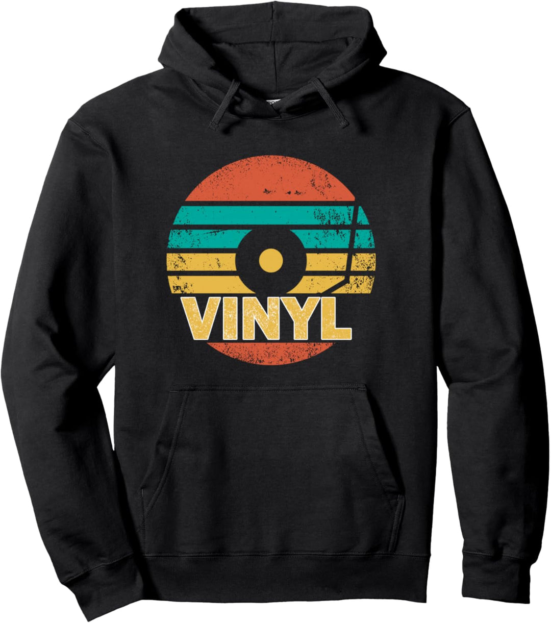 Retro Vinyl LP Plattensammler - Vintage Schallplatte Pullover Hoodie
