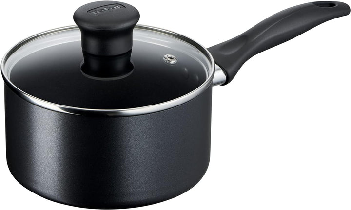 Tefal Induktion Antihaft-Kochgeschirr-Set, 5-teilig, Schwarz (G155S544) 5 pc set, 5 pc set