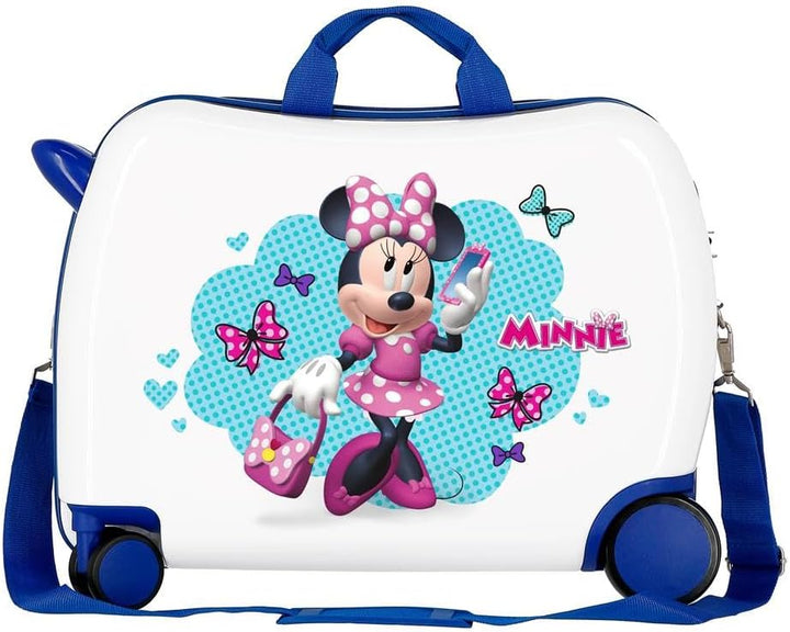 Disney Minnie Good Mood Kinder-Koffer Mehrfarbig 50x38x20 cms Hartschalen ABS Kombinationsschloss 2,
