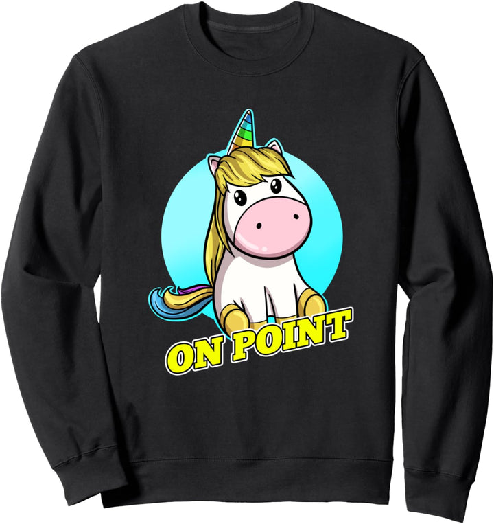 Einhorn - Auf den Punkt gebracht Sweatshirt