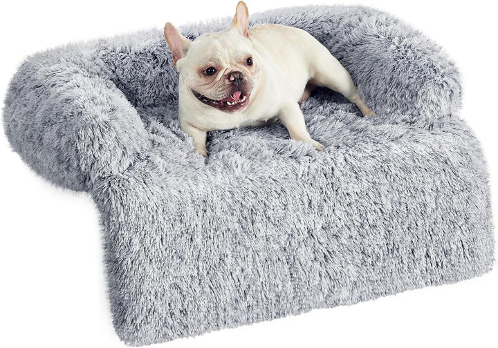 Feandrea FluffyHug Hundebett Plüsch, Hundedecke Sofa, Sofaschutz Hund, Hundekissen, Grösse M, für kl