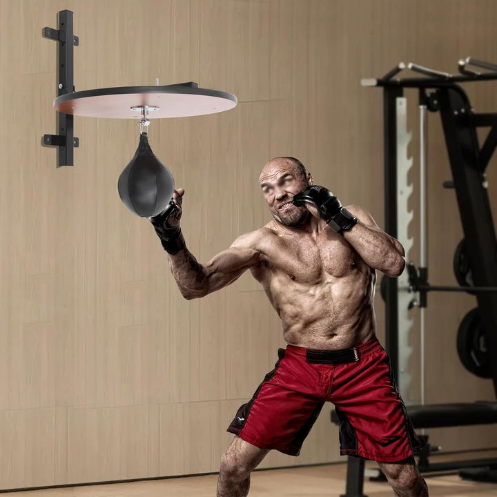 Log Farbe Speed Bag Plattform, Speed Bag Plattform Kit, Heavy Duty Boxing Training Ausrüstung mit Pu