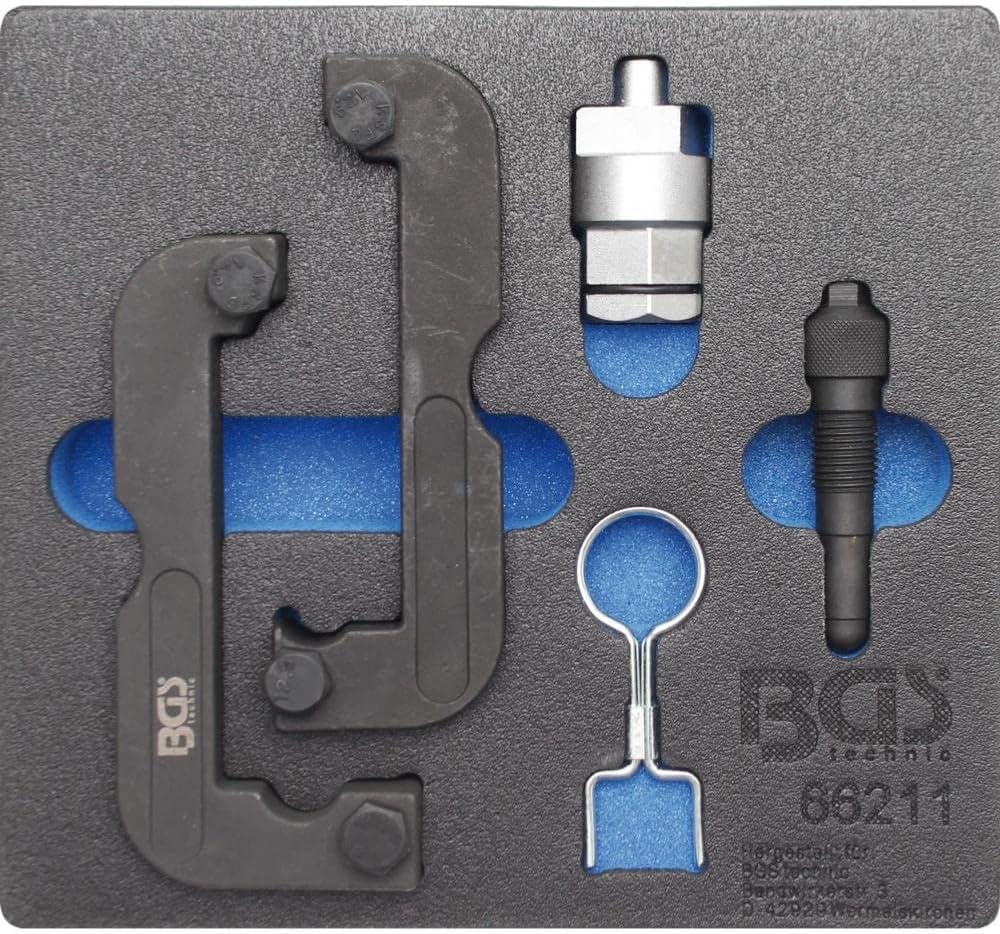 BGS 66211 | Werkstattwageneinlage 1/6: Motor-Einstellwerkzeug-Satz | für Audi 2.4, 2.8, 3.0 TFSI