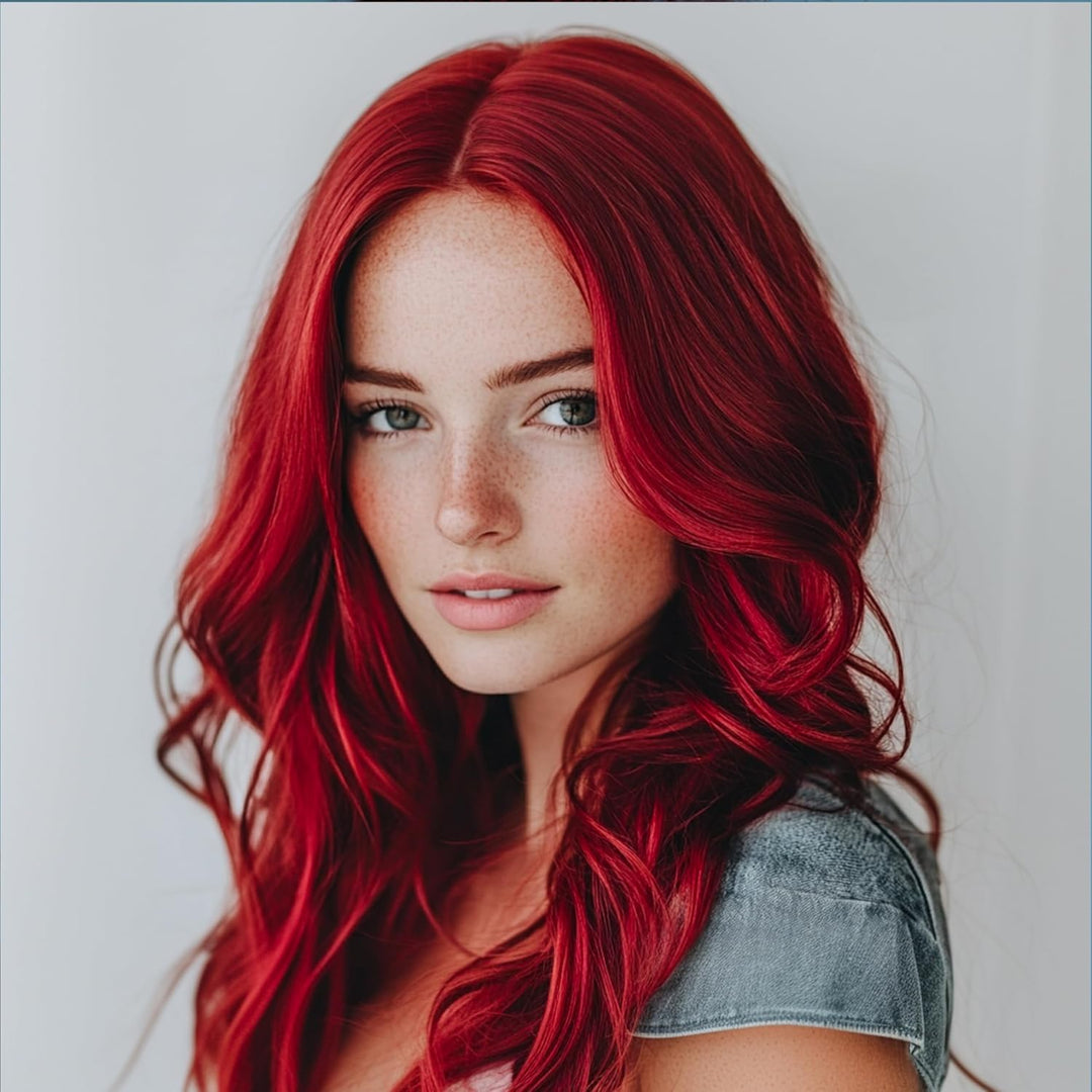GKhair Red Red Bombshell Masque Haar 200 g Coloring Moisturizing Mask Lila Semi Permanent Haarfarbe