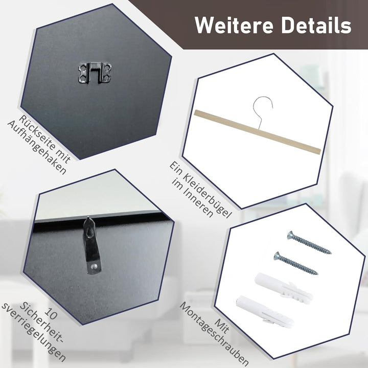 HOMCOM Trikotrahmen Aluminium 60x80 cm Objektrahmen mit UV-Schutz, Bilderrahmen für Fussball Basketb