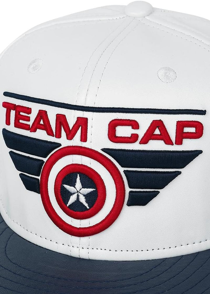 Captain America Team Cap Snapback-Cap weiss