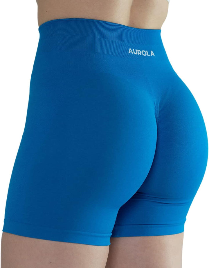 AUROLA Intensify Workout Shorts for Women Seamless Scrunch Short Gym Yoga Running Sport Active Exerc