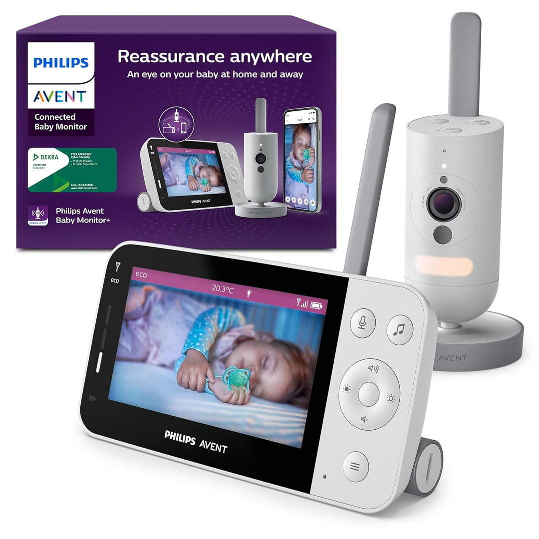 AVENT Philips Connected Videophone mit WLAN, hochwertiger HD-Kamera, Infrarot-Nachtsichtfunktion, Sc