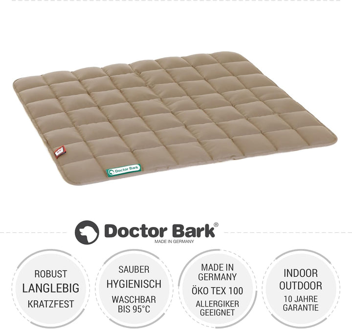 Doctor Bark Hundedecke – weiche, hochwertige Hundematte für mittlere Hunde, robuste Indoor-Outdoor L