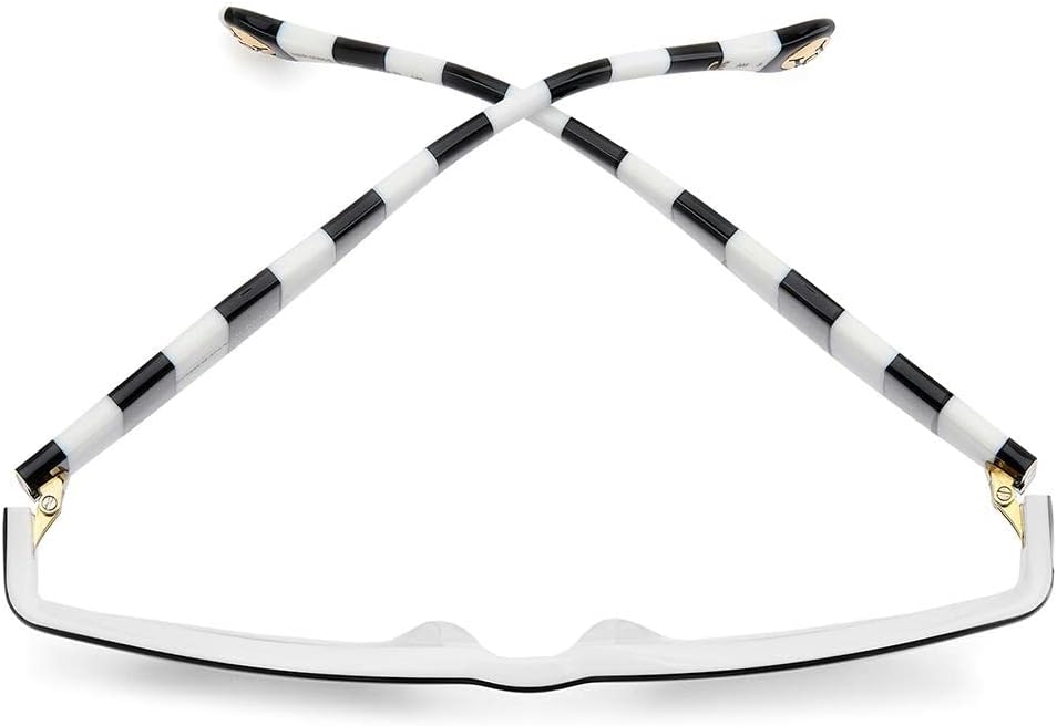 Carolina Herrera Unisex Sonnenbrille 51 80s/9o Schwarz Weiss, 51 80s/9o Schwarz Weiss