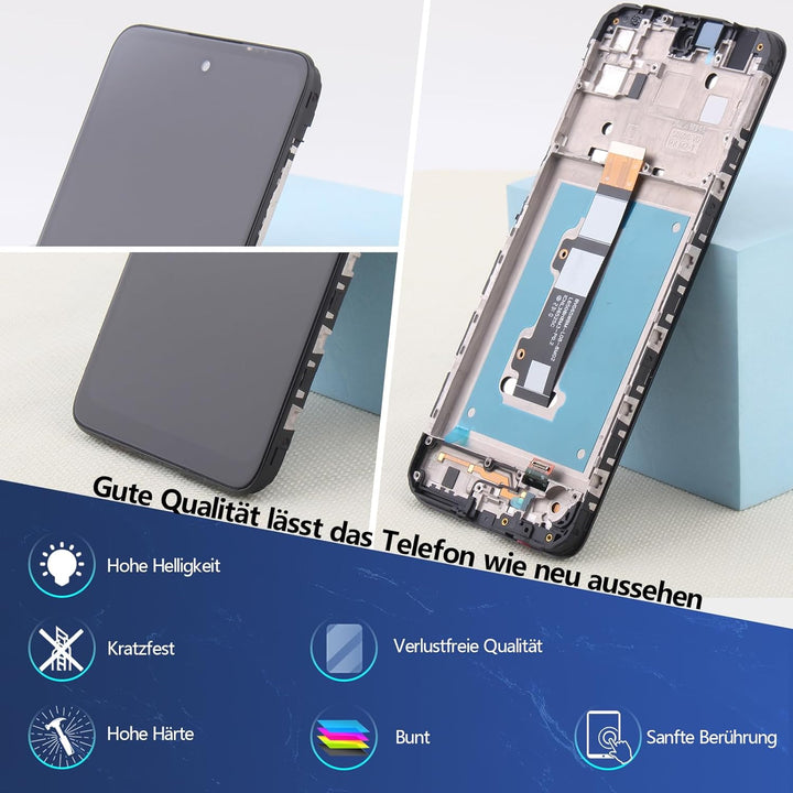 RongZy Display für Motorola Moto E32 XT2227 XT-2227 LCD Bildschirmersatz Digitizer Touchscreen Monti