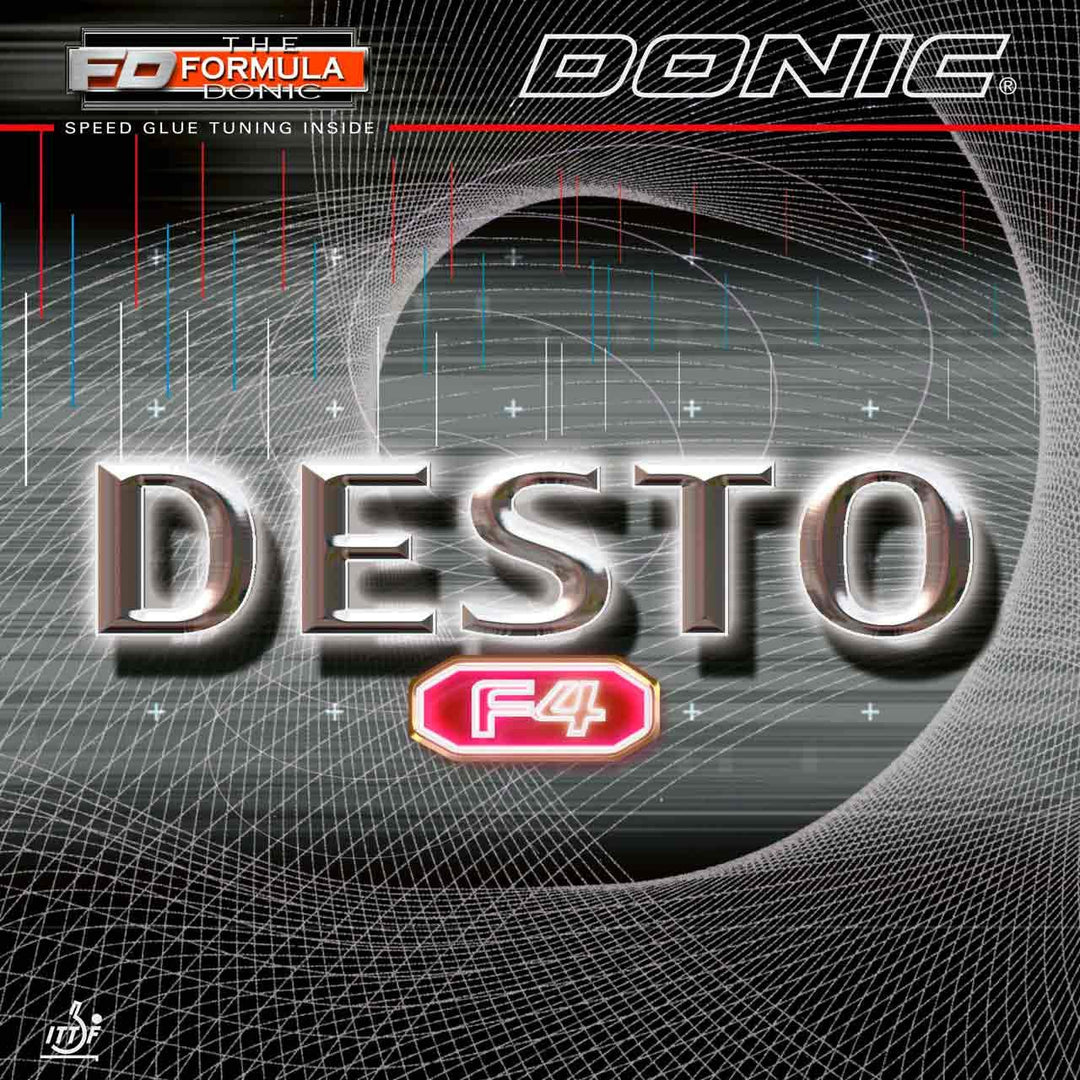 Donic Belag Desto F4 rot 2,3 mm, rot 2,3 mm