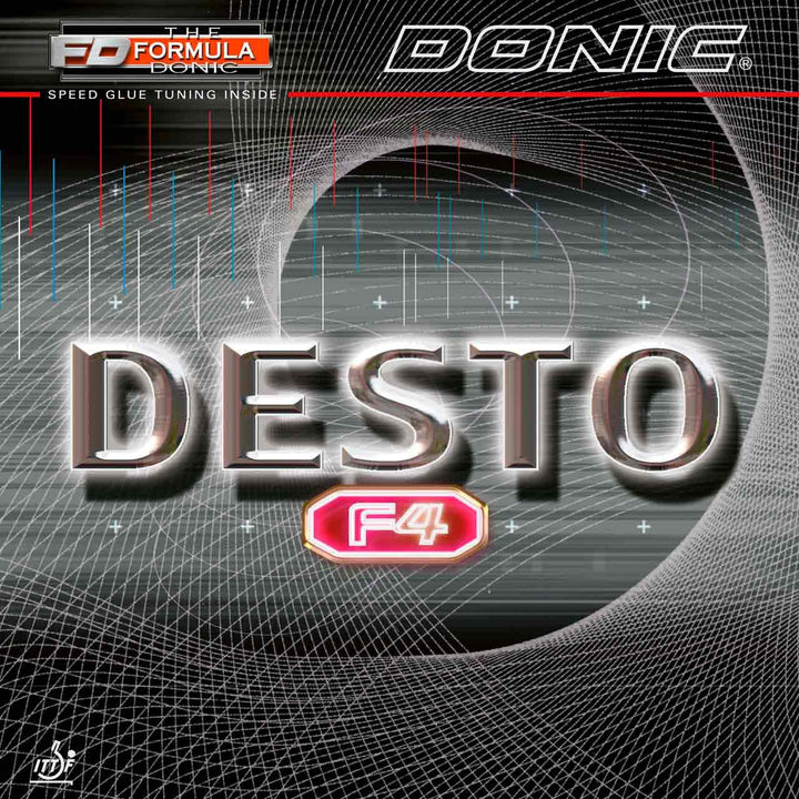 Donic Belag Desto F4 rot 2,3 mm, rot 2,3 mm
