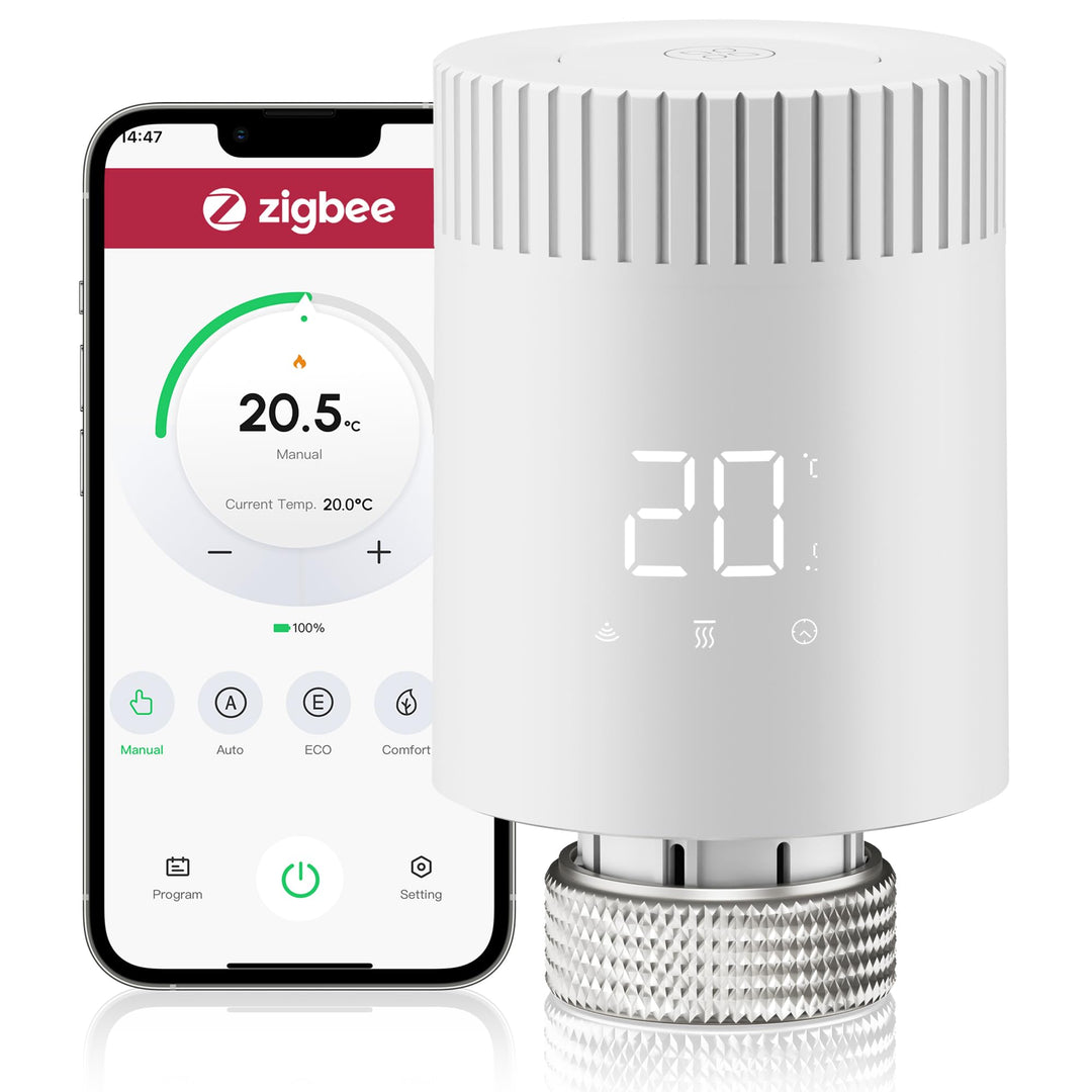Beok Smart Heizkörperthermostat Zigbee Heizungsthermostat Raumthermostat Digital Benötigt Tuya Gatew