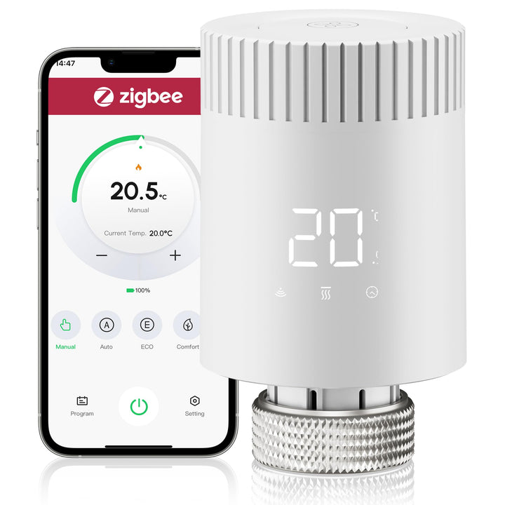 Beok Smart Heizkörperthermostat Zigbee Heizungsthermostat Raumthermostat Digital Benötigt Tuya Gatew