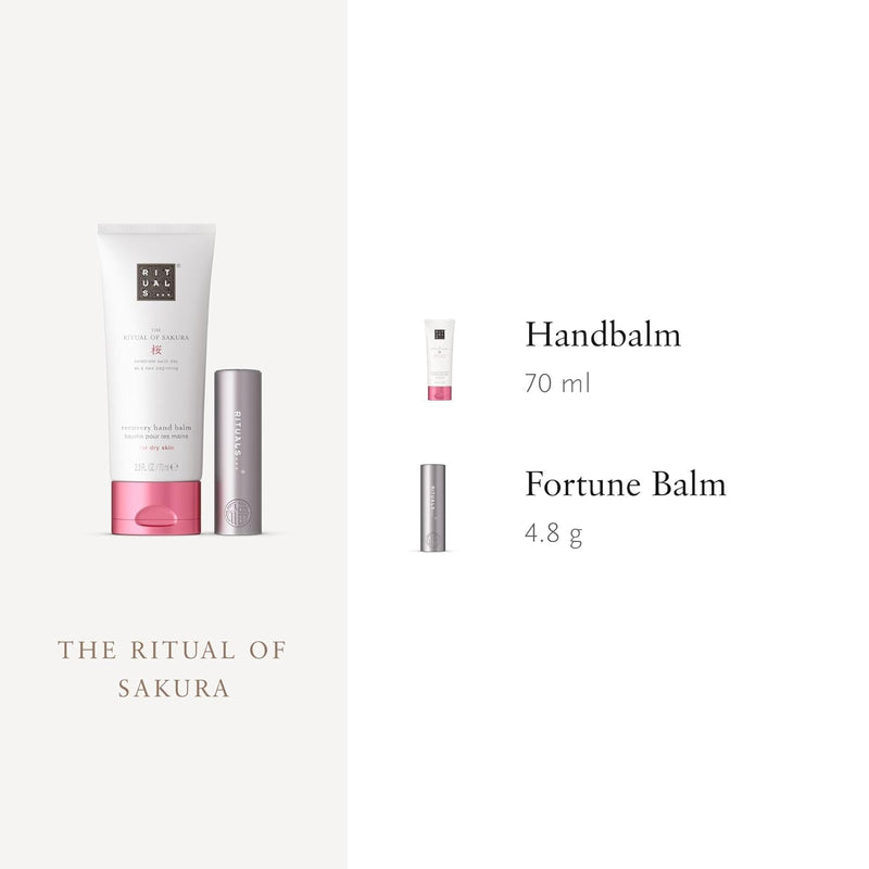 RITUALS Hand- und Lippen-Geschenkset | Handcreme The Ritual of Sakura und Lippenbalsam Fortune Balms