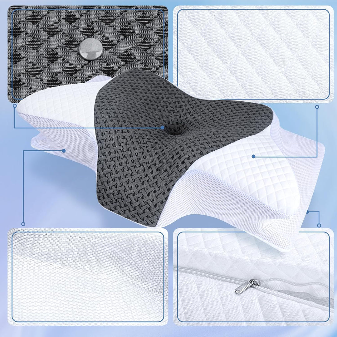SAHEYER Kissenbezug, Hautfreundlicher Baumwoll-Kissenbezug Weicher bequemer Kissen Bezug für 60 x 35