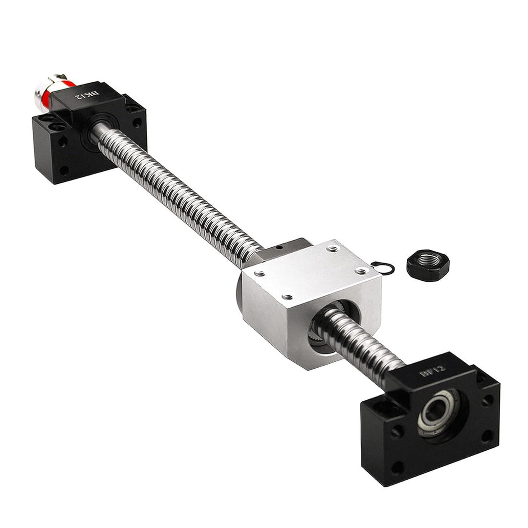 CNCMANS SFU1605/RM1605 Set: SFU1605-L700mm(27,55in) Gewindespindel Kugelumlaufspindel + 1605 Kugelum