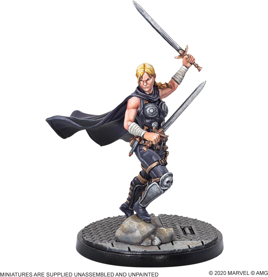 Atomic Mass Games , Marvel Crisis Protocol: Character Pack: Thor and Valkyrie , Miniatures Game , Ag