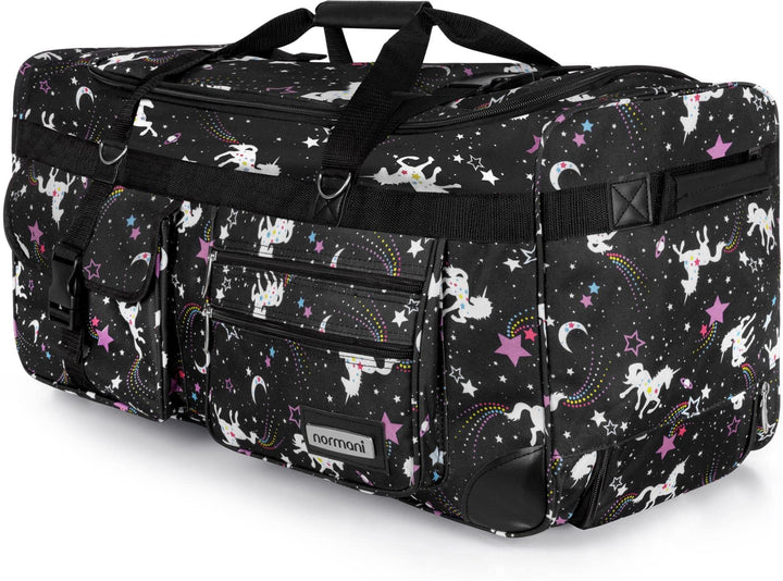 normani Stabile Reisetasche Trolley Big Size XL 80-150 Liter mit 2 Rollen –Robust und wasserabweisen