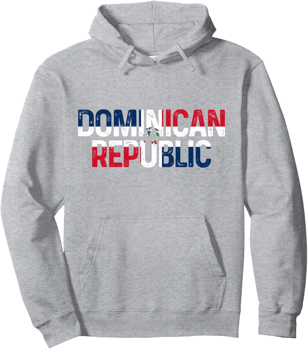 Dominican Republic Dominikanische Republik Flagge Pullover Hoodie