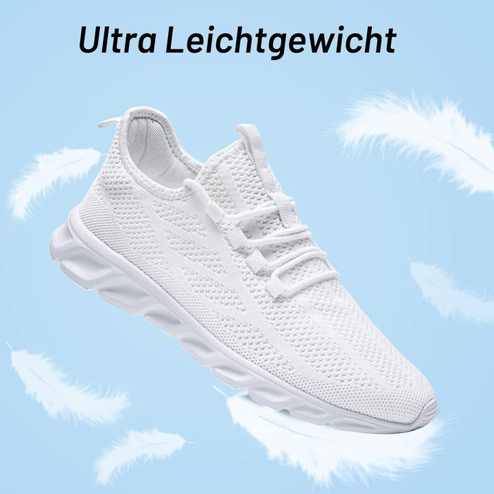 AZSDXS Sneaker Sportschuhe FüR Herren Turnschuhe Herren Schuhe Herren Sneaker Herren 42 EU Weiss, 42