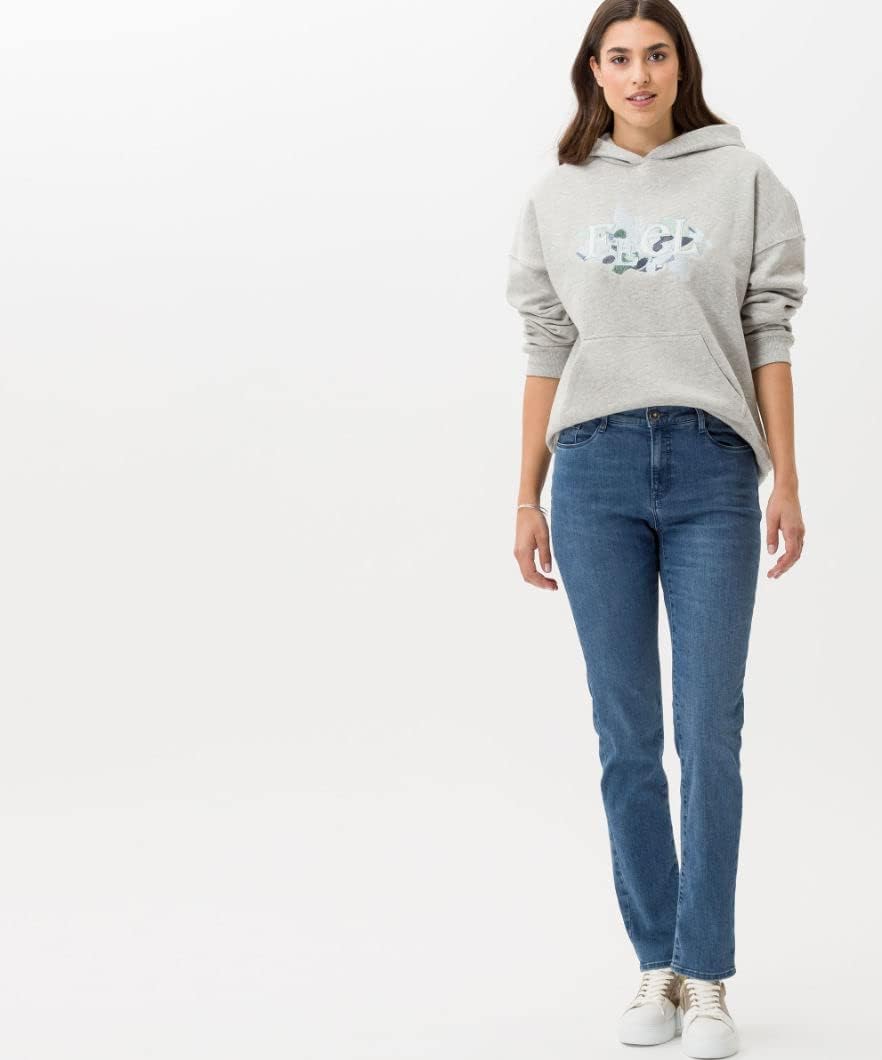 BRAX Damen Style Mary Blue Planet Nachhaltige Five-Pocket Jeans 27W / 30L Used Light Blue 1, 27W / 3