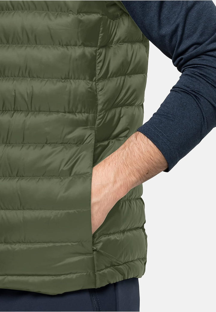 Jack Wolfskin Herren Pack & Go Weste x_l Greenwood, x_l Greenwood