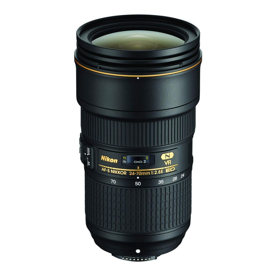 Nikon 20052 AF-S Nikkor 24-70mm 1:2.8E ED VR Objektiv (82 mm Filtergewinde) für Nikon-F-Bajonett sch
