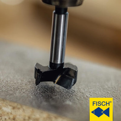 Fisch HW Forstnerbohrer - Profi Ausführung Ø 10 mm, Länge 90 mm, Schaft 10 mm, Ø 10 mm