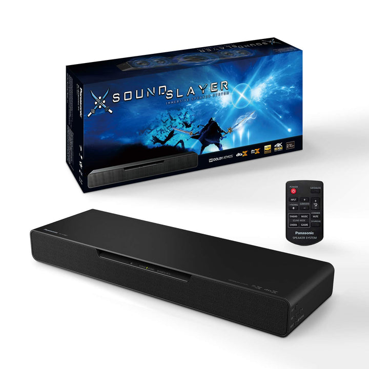 Panasonic SC-HTB01 PC Gaming Lautsprecher mit integriertem Subwoofer (Dolby Atmos und DTS:X, Bluetoo