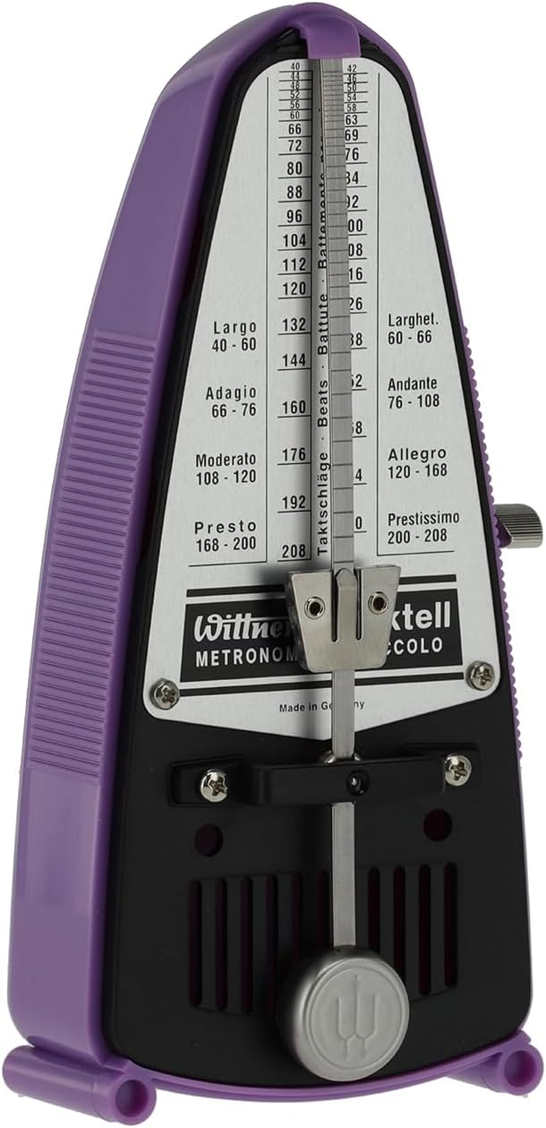 Wittner Metronom 830 371 Kunststoffgehäuse ohne Glocke Taktell Piccolo fliederviolett fliederviolett